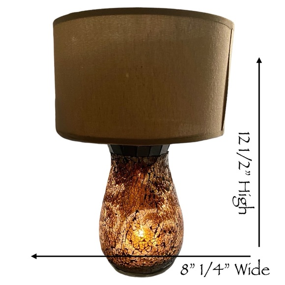 PartyLite Amaretto Swirl Multi Tealight Lamp P91067B & P91057S * RETIRED * - Picture 7 of 15